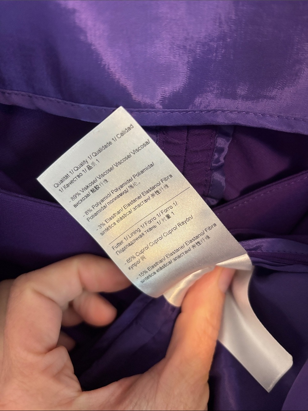 Escada Bold Purple Blazer and Skirt Set - Picture 4 of 7